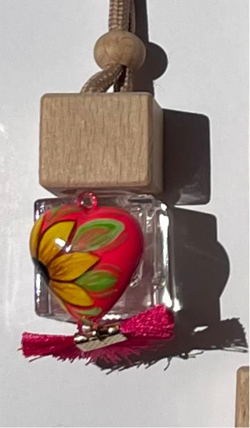 Sunflower car freshener